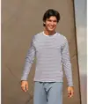 T-shirt unisex a righe a maniche lunghe SF