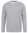 T-shirt unisex a righe a maniche lunghe SF