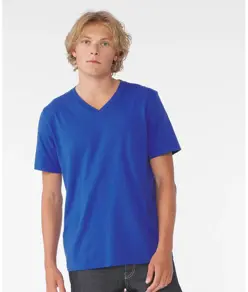 T-shirt unisex in jersey con scollo a V Bella Canvas