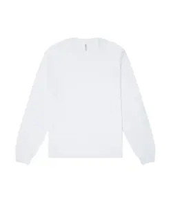 T-shirt unisex pesante dal taglio boxy a maniche lunghe Bella Canvas