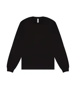 T-shirt unisex pesante dal taglio boxy a maniche lunghe Bella Canvas