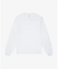 T-shirt unisex pesante dal taglio boxy a maniche lunghe Bella Canvas
