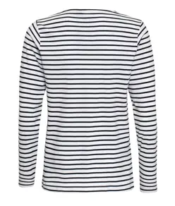 T-shirt uomo a maniche lunghe Marinière Coastal Asquith & Fox