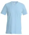 T-shirt uomo con scollo a V a maniche corte Kariban