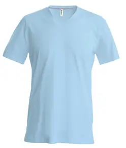 T-shirt uomo con scollo a V a maniche corte Kariban