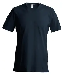 T-shirt uomo con scollo a V a maniche corte Kariban