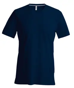 T-shirt uomo con scollo a V a maniche corte Kariban