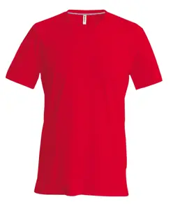 T-shirt uomo con scollo a V a maniche corte Kariban