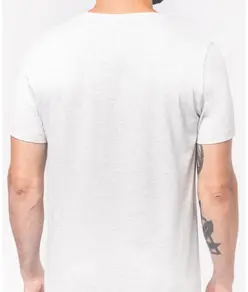 T-shirt uomo con scollo a V a maniche corte Kariban