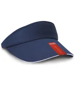 Visiera parasole a spina di pesce con profilo sandwich Result Headwear