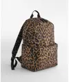 Zaino con stampa leopardata Bagbase