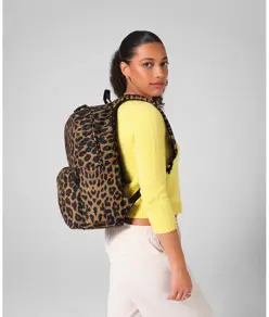 Zaino con stampa leopardata Bagbase