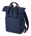 Zaino per laptop roll-top riciclato con doppio manico Bagbase