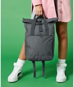 Zaino roll-top a doppio manico Bagbase