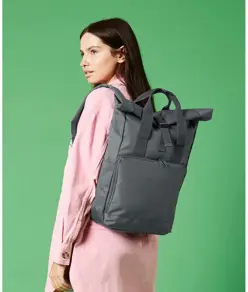 Zaino roll-top a doppio manico Bagbase