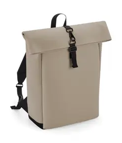 Zaino rolltop in PU opaco Bagbase