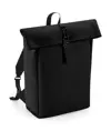 Zaino rolltop in PU opaco Bagbase