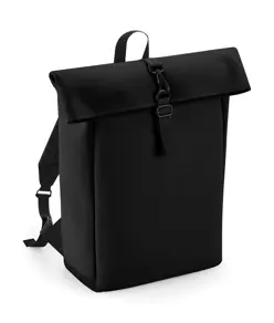 Zaino rolltop in PU opaco Bagbase