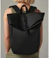 Zaino rolltop in PU opaco Bagbase