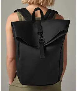 Zaino rolltop in PU opaco Bagbase
