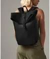 Zaino rolltop in PU opaco Bagbase