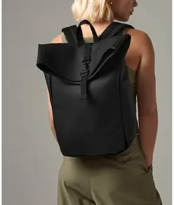 Zaino rolltop in PU opaco Bagbase