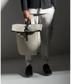 Zaino rolltop in PU opaco Bagbase