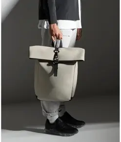 Zaino rolltop in PU opaco Bagbase