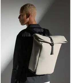 Zaino rolltop in PU opaco Bagbase