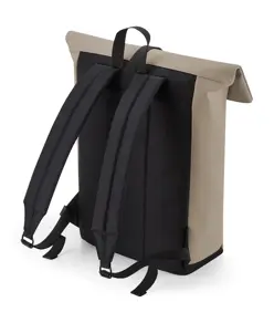 Zaino rolltop in PU opaco Bagbase
