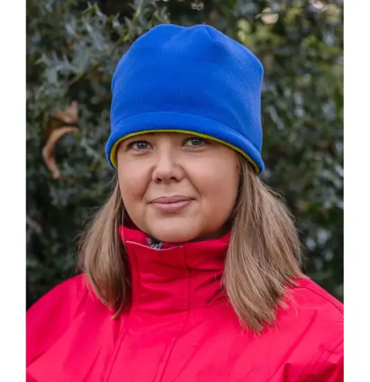 Zuccotto reversibile in pile Result Winter Essentials