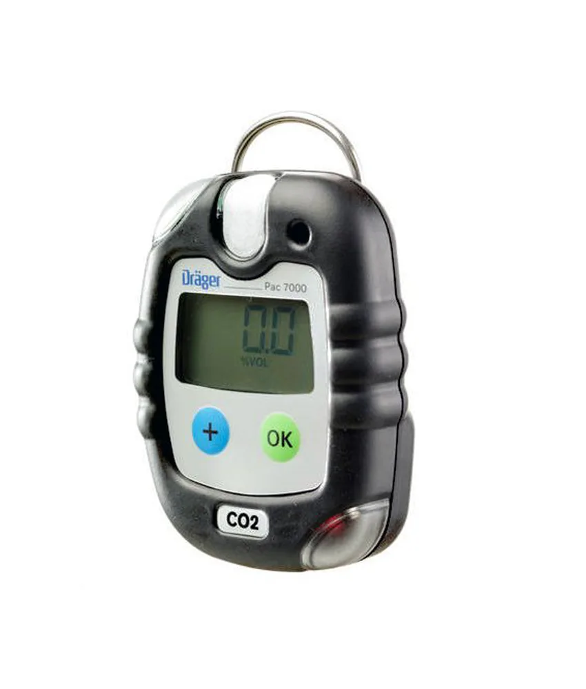 Rilevatore monogas con sensore sostituibile Draeger PAC 8000, Durata illimitata dello strumento - omologato MED
