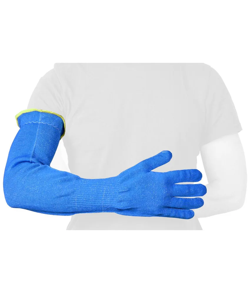 Manica con guanto antitaglio alimentare Rostaing Extracompleta in offerta, lunghezza 52 cm - idrorepellente e oleorepellente