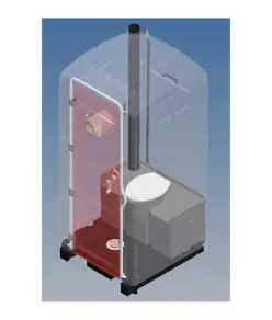 Bagno chimico mobile a ricircolo Safemax Marlin R150