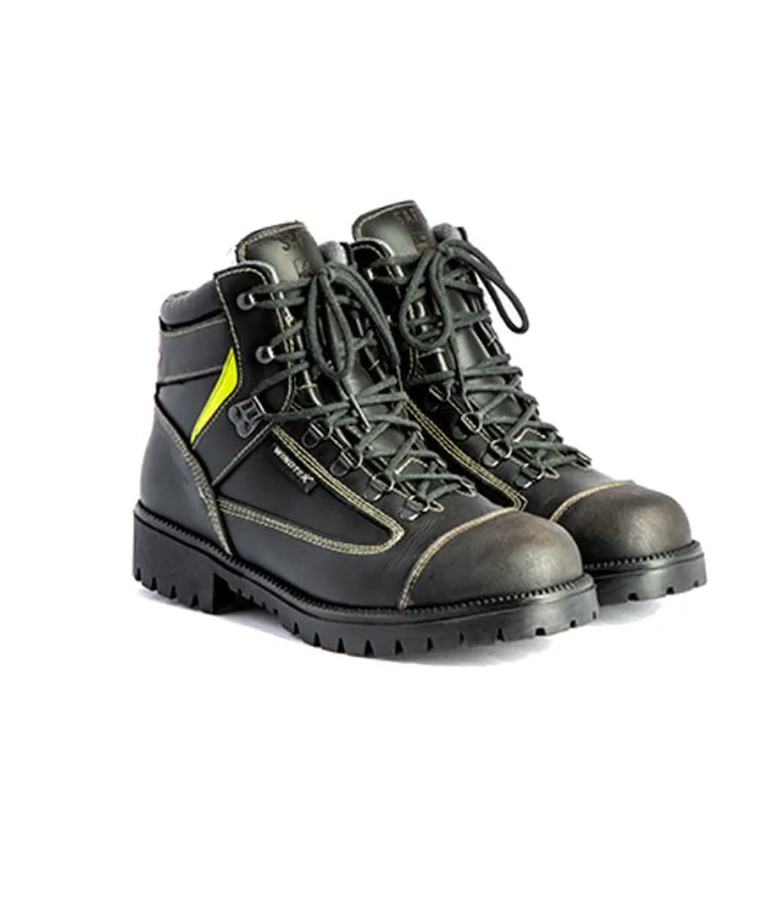 Scarpe antinfortunistiche alte Fiamma 200, antincendio tipo B - in pelle fiore