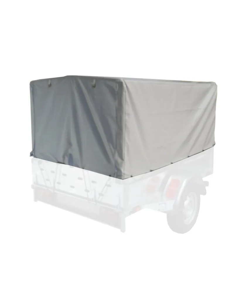 Telo e centina per rimorchio, H 80 cm - dimensioni: 2,02 x 1,30 m