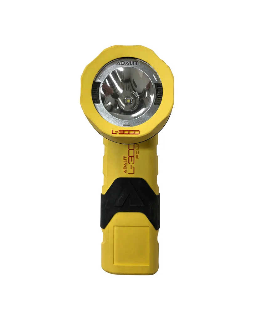 Torcia Atex zona 0-20 a 3 LED Adalit L-3000 Power, Certificata ATEX Zona 0/20 gas/polveri - Ottica a 3 LED da 150 lumens ciascuno