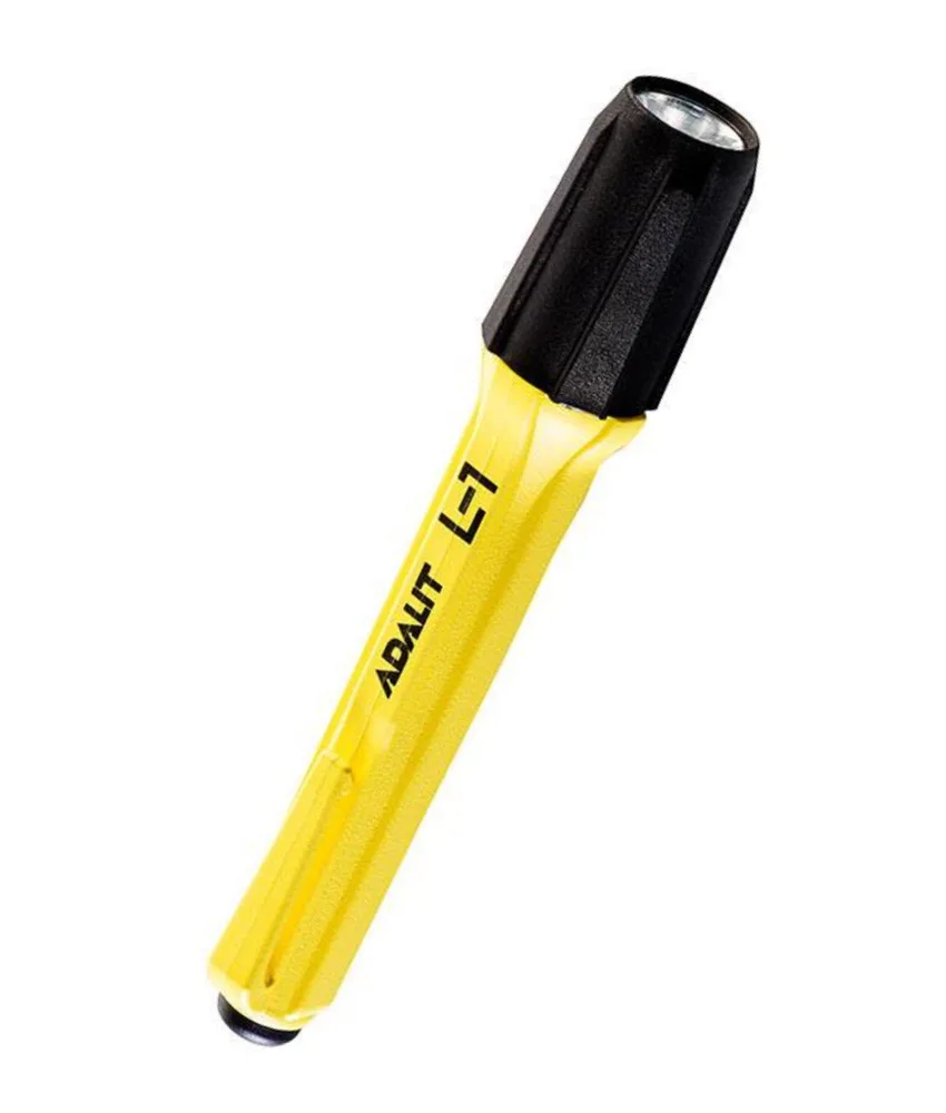 Torcia professionale antideflagrante Adalit Vulcan L-1, Atex - Led 100 lumen - autonomia luce fino a 18 ore