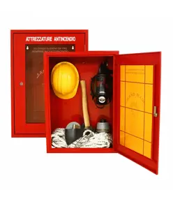 Armadio a muro per attrezzature antincendio