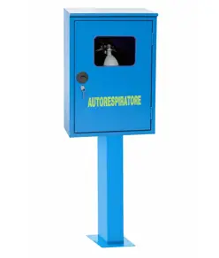 Armadio a muro per autorespiratore