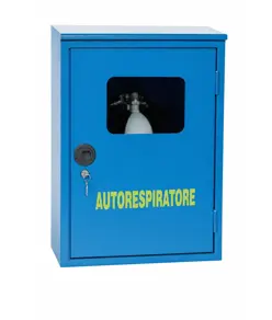 Armadio a muro per autorespiratore