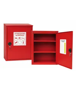 Armadio a muro vuoto per attrezzature antincendio