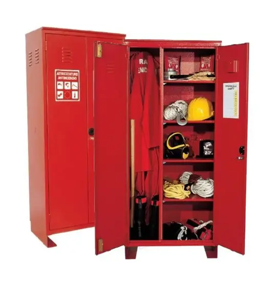 Armadio a pavimento per attrezzature antincendio