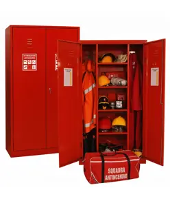 Armadio a pavimento per attrezzi antincendio