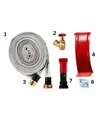 Cassetta completa a parete con vano portaestintori  Texas Twin Compact UNI 45