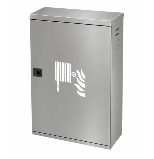 Cassetta completa per idranti da parete cieca INOX  Utah UNI 45