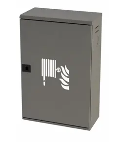 Cassetta completa per idranti da parete cieca INOX  Utah UNI 45