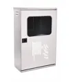 Cassetta completa per parete in acciaio INOX  Utah Easy On UNI 45