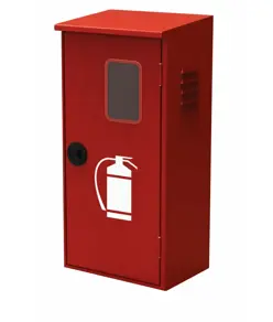 Cassetta porta estintore a polvere/CO2