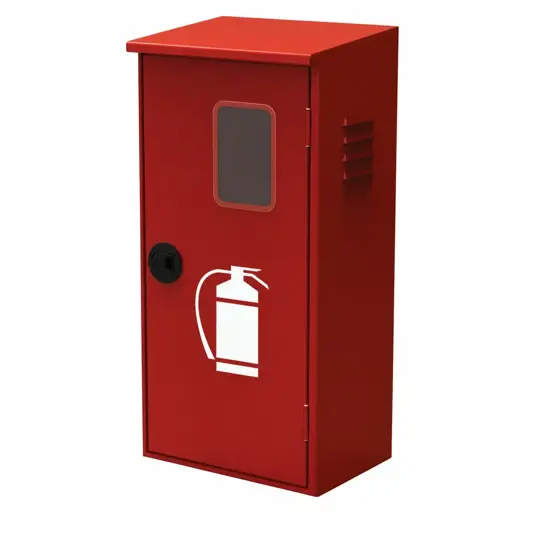 Cassetta porta estintore a polvere/CO2